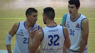 Roseto Sharks vs Assigeco Piacenza 72-88 (Serie A2 -- 5 nov 2107):gli highlights