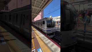 『ありがとう つだぬまパルコ 』E217系  JR総武快速線 津田沼駅 JR Sobu Line Rapid