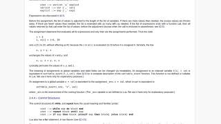 Lua Manual Variables Statements