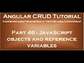 Javascript objects and reference variables