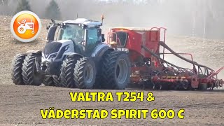 Seeding 2020 | Valtra T254 \u0026 Väderstad Spirit 600 C seeder