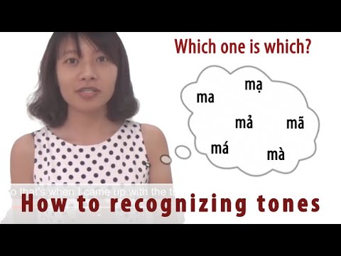 Vietnamese Pronunciation: How To Recognizing Tones - YouTube