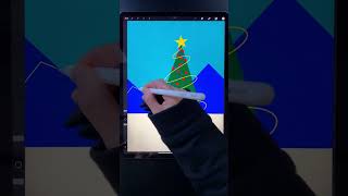 圣诞卡片可以画起来了   #圣诞节 #壁纸 #procreate #iPad绘画 #创作灵感 #控笔 #配色 #圣诞手绘 #插画