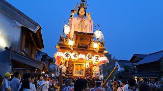 佐原の大祭(最終日)　本川岸区(新和下座連)　乱曳き　令和6年7月14日