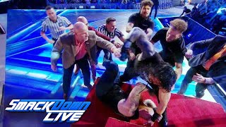 Unseen jib camera footage of Roman Reigns and Erick Rowan’s brawl: Exclusive, Sept. 13, 2019