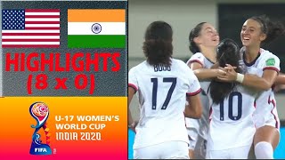 India Vs USA  | Women's U17 World Cup | Match Highlights