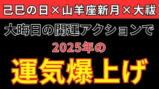 【12月31日は奇跡の日】己巳の日×山羊座新月×大祓｜2024年を締めくくり運気を爆上げする方法！