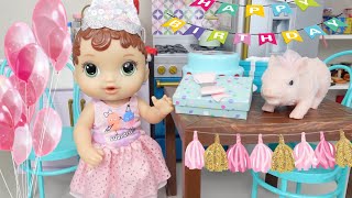 Baby Alive Abby's birthday party baby alive doll videos