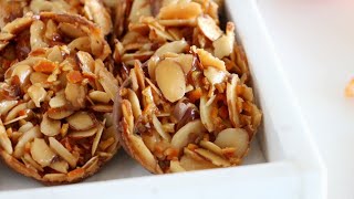 Chocolate Dipped Almond Florentines