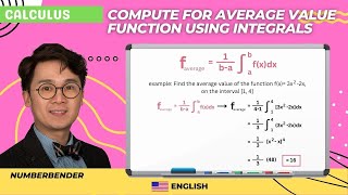 Calculus - How to Compute for Average Value Function Using Integrals