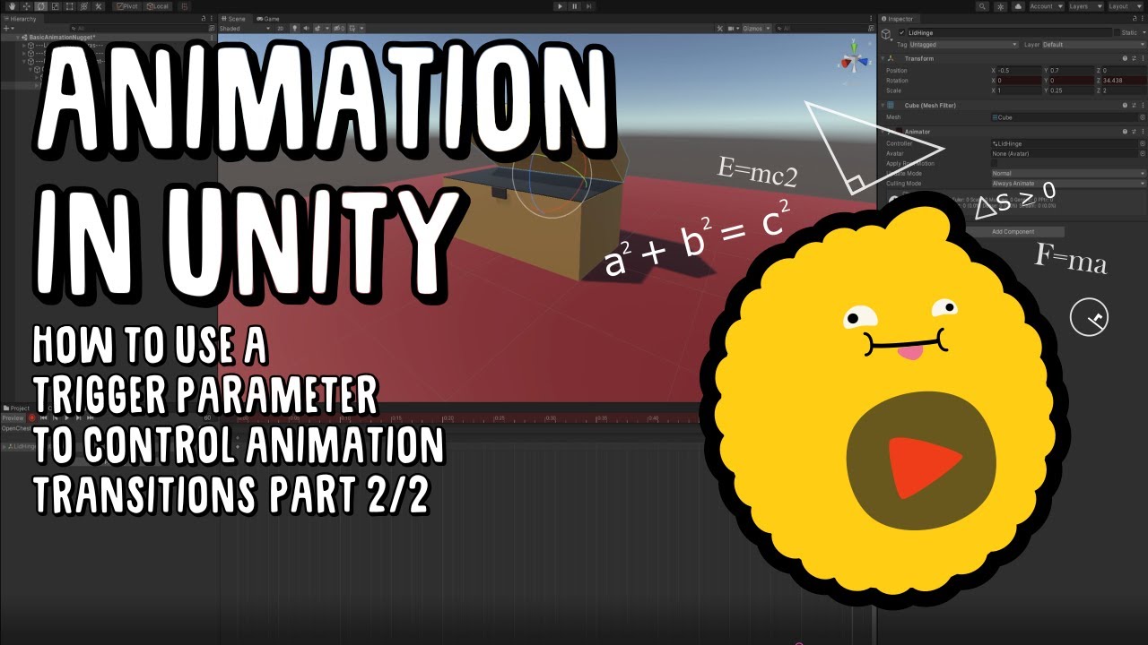 Animation In Unity | How To Use A Trigger Parameter To Control ...