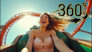 Ride on VR Roller Coaster 360 video