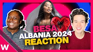 🇦🇱 Besa Kokëdhima - Zemrën n’dorë REACTION | Albania Eurovision 2024