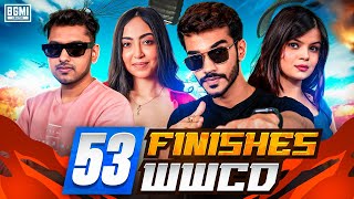 53 SQUAD FINISHES WWCD FULL RUSH GAMEPLAY FT @KaashPlays @KrutikaPlays @SoulAman