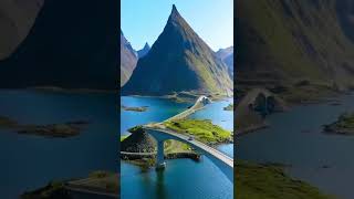 amazing bridge of Norway#viral #shortvideo #short #beautiful #norway #beauty #wonderful