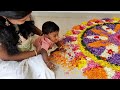 Onam pookalam || Appus creations