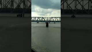 View of Rupnarayan River from Kolaghat Bridge.