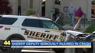 Daviess County Sheriff's Deputy Seriously Injured in Crash