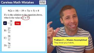 Careless Math Mistakes — Common SAT Weakness