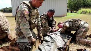 Hawaii Army National Guard Medics Conducts Medical Trauma Training