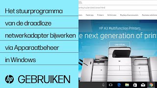 Het stuurprogramma van de draadloze netwerkadapter bijwerken via Apparaatbeheer in Windows