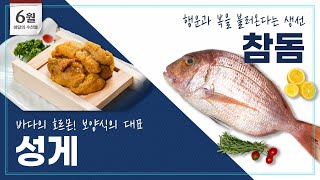 이달의 수산물 6월 | 참돔, 성게