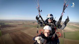 HandisportGo : Tanguy Coureau en parapente !