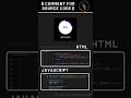 Circular Progress Bar Animation |HTML CSS JS || #shorts #htmlcss #coding