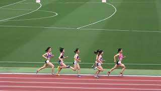 2021 日本学生個人選手権 女子800m予選8組