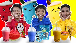 PILIH KARAKTER BONEKA BOBA SESUAI MAKANAN 1 WARNA PART 7! | SAPUTRA KOK KALAH?! | Mikael TubeHD