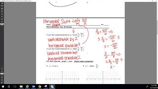 PHS PreCalculus Test 3B Review Part I