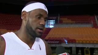 LeBron James Interview - Media Day 2013