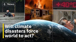 Will world take action after a week of major climate disasters?