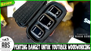 MIC WIRELESS COCOK UNTUK YOUTUBER WOODWORKING - Saramonic Blink 500 ProX Q20