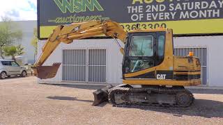 Cat 307B Steel Track Excavator at Public Auction