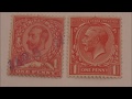 92 King George V One Penny Stamps 1911 - 1922 #philately #stamps #philatelic