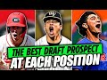 The Best 2024 MLB Draft Prospect At EACH Position