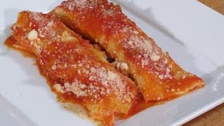 Cannelloni - Manicotti with Meat Recipe - Rossella's Cooking with Nonna