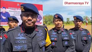 Dansat Brimob Polda Sumbar tanami jagung  di Mako seluas 4 Hektar