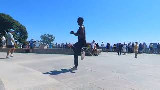 Shuffling at Mount Royal in Montréal #shuffle #dance