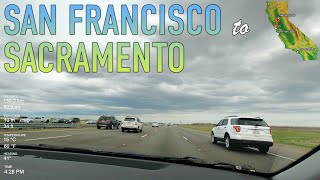 San Francisco to Sacramento Road Trip Timelapse in 4K