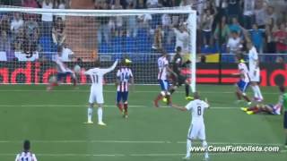 James Rodriguez's first goal playing for Real Madrid FC  at Real Madrid vs Atletico Madrid match