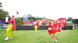 [4K] 紀楽蝶　おどるんや 2022 ～第18回紀州よさこい祭り～ 西の丸広場