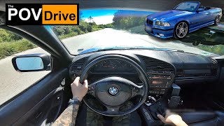 1997 BMW 328i E36 Cabrio 193hp | POV Test Drive