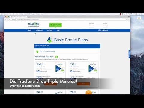 Did Tracfone Drop Triple Minutes? Did Tracfone Drop Triple Minutes?