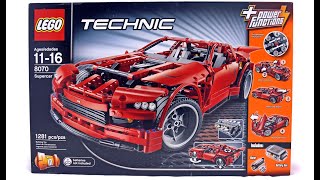 Lego Technic Supercar, set 8070 review