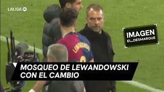 EL MOSQUEO Y GESTITO DE LEWANDOWSKI CON HANSI FLICK