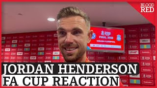 "BIG BOOST" Liverpool Captain Jordan Henderson On FA Cup Win Impact | Interview