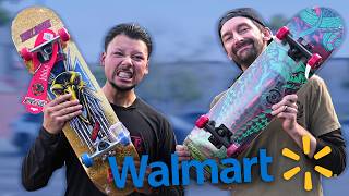 GABE VS AARON WALMART BOARDS SKATE!