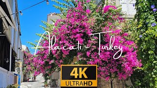 Afternoon Walk through Alacati in Western Turkey 4K